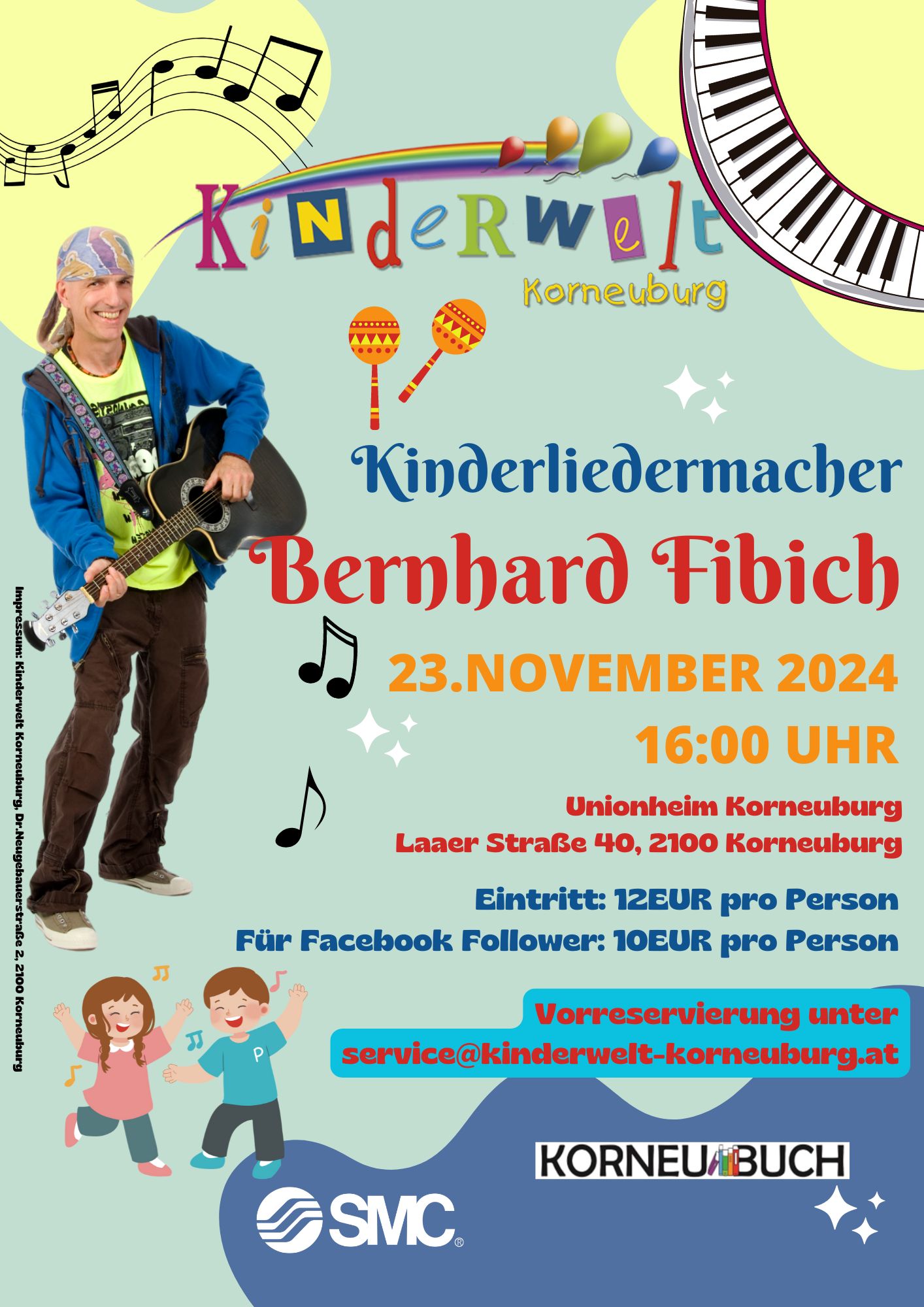 Kinderliedermacher Flyer A4